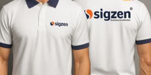 Customized Corporate Uniform T-Shirt with DTF Printed Logo