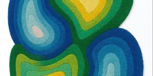 Topography Dream-Handmade High-Grade Tufted Irregular Rug