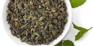 Green Herbal Tea Leaves