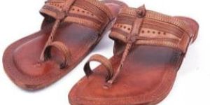 Mens Vintage Brown Kolhapuri Slipper
