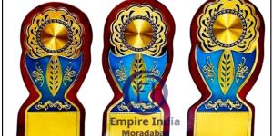 wooden decorative design mdf trophy set