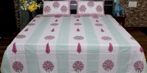 Handblock Cotton Bedsheet