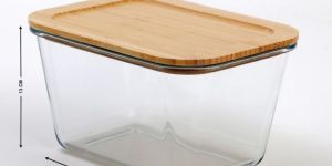 glass food packing container