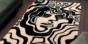 Face Printed 3d Carpet