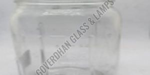 500 Ml Embossed Glass Jar