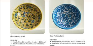 Blue Pottery