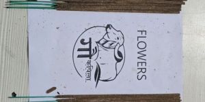 cow dung flowers incense stick