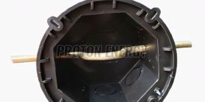 PVC Black Round Fan Box