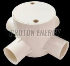 20mm PVC 4 Way Deep Junction Box