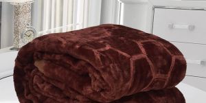 Brown Heavy Mink Blanket