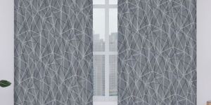 berlin d-grey design jacquard curtain