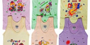 Kids Cotton Printed Vest