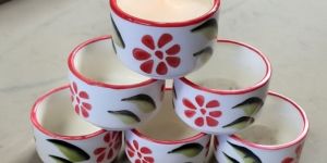 Decorative Ceramic Candle Jar