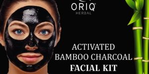 oriq herbal activated bamboo charcoal facial kit