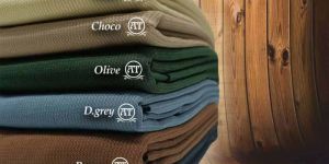 215 GSM Rib Knit Polyester Fabric