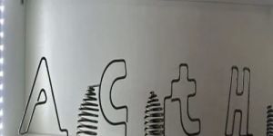 Alphabet Wire Form Springs