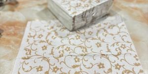 Floral Printed Tissue Paper Napkin