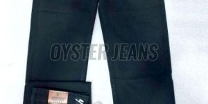 Black Stretchable Girls Straight Fit Denim Jeans