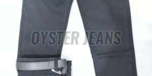 Dark Grey Stretchable Boys Straight Fit Denim Jeans