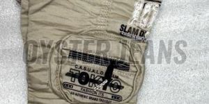 Light Khaki Stretchable Boys Cargo Jeans