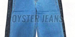 Stretchable Girls Straight Fit Silky Denim Jeans with Inner Elastic Belt