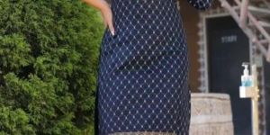 Blue Printed Kurti
