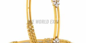 18 Carat Diamond Gold Bangles