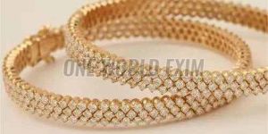 Designer Diamond Gold Bracelet