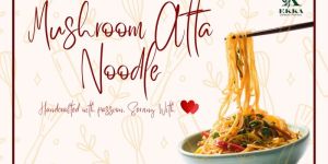 Mushroom Atta Noodles