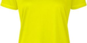 Riyu Classic Yellow Womens Round Neck T Shirt