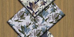 9002 Slub Cotton Shirting Fabric Digital Discharge