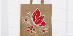 Jute Printed Shopping Bag