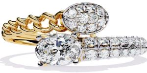 14K Gold Dual Radiance Diamond Ring