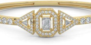 14K Gold Trinity Diamond Bracelet