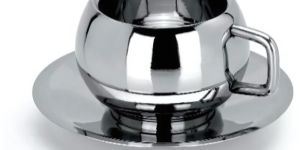 double wall cup saucer set