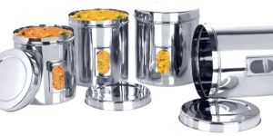 Stainless Steel Storage Boxes Set