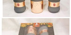 Copper Bottle Set