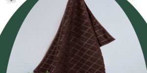 Hocolate Brown Textured Microfiber Kitchen Napkin