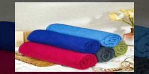 Loom Crafted Solid Border Towel