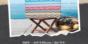 Soft and Absorbent Zigzag Pattern Towel