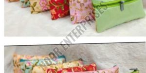 Double Chain Embroidery Pouch Bag