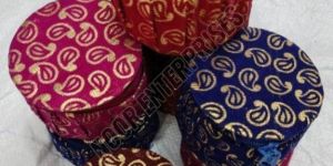 Traditional Embroidery Matki Shape Bangle Box