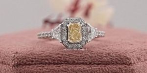 Radiant Cut Lab Grown Diamond Ring