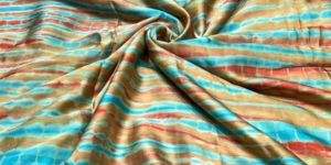 modal satin tie dye fabric