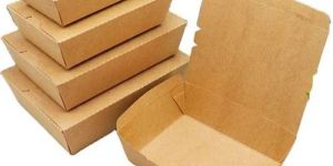 Brown Paper Disposable Food Container
