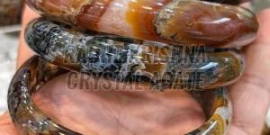 Agate Crystal Stone Bangles