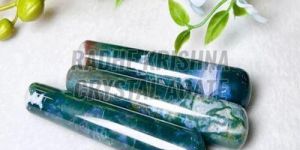 Agate Moss Massage Wand