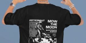 Black & White Graphic T-Shirt For Mne