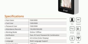 realtime biometrics pro 1100 mini long range face recognition system
