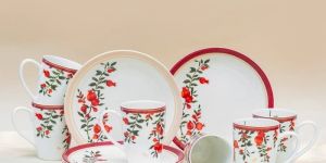 Marble Cup Plate Set
